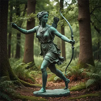 artemis statue the huntress