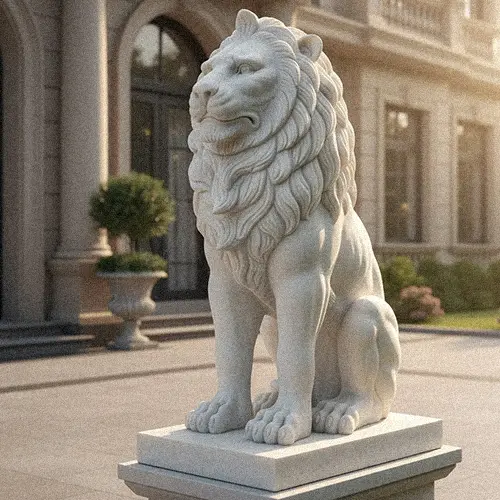 Large Outdoor Lion Statues Collection
