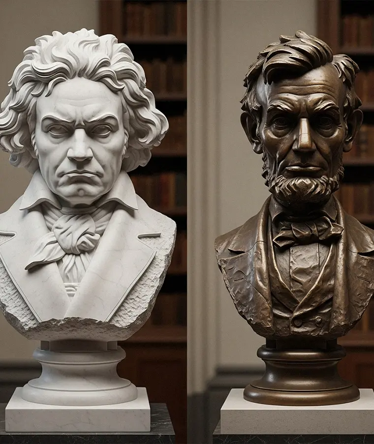 Famous Historical Busts Collection