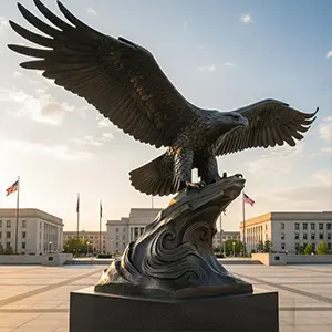 Bronze Eagle Statues collection