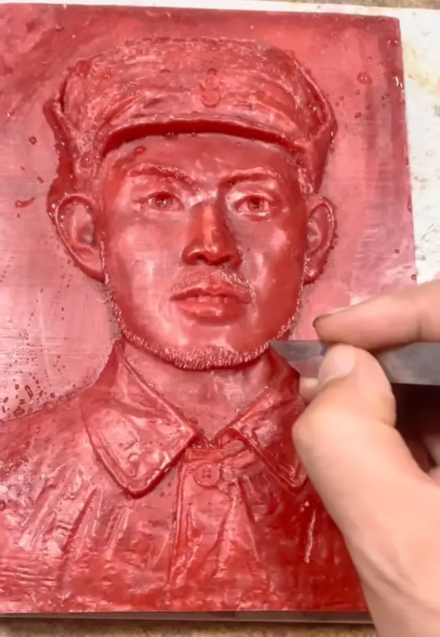 Process Demonstration: Step Two: Hand-Carved Wax Relief Model