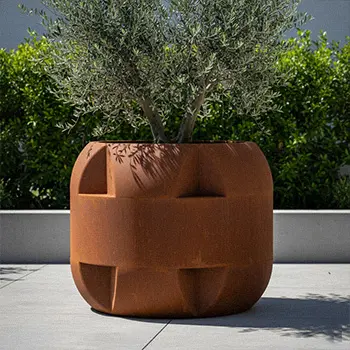 Corten Steel Planters Collection