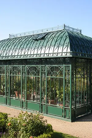 glass greenhouse gazebo