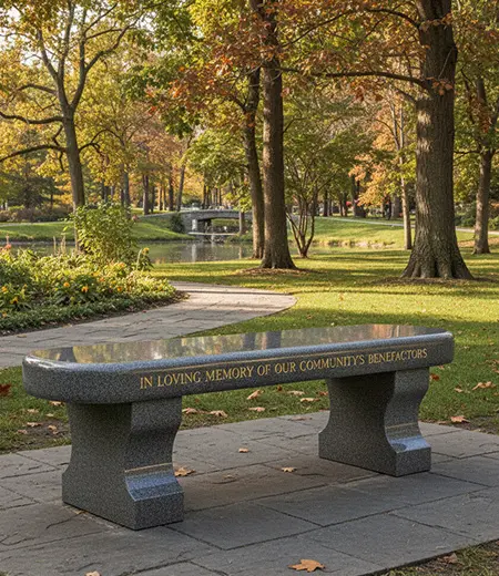 Stone Garden Benches Collection