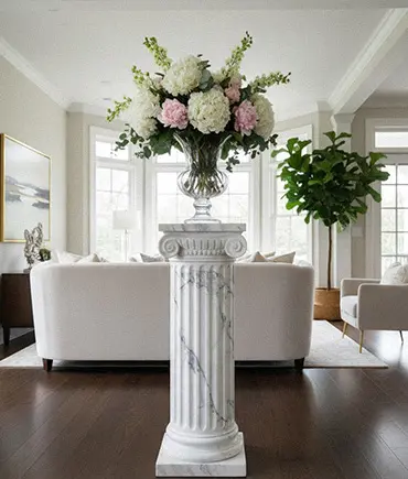 Marble Pedestals & Plinths Collection