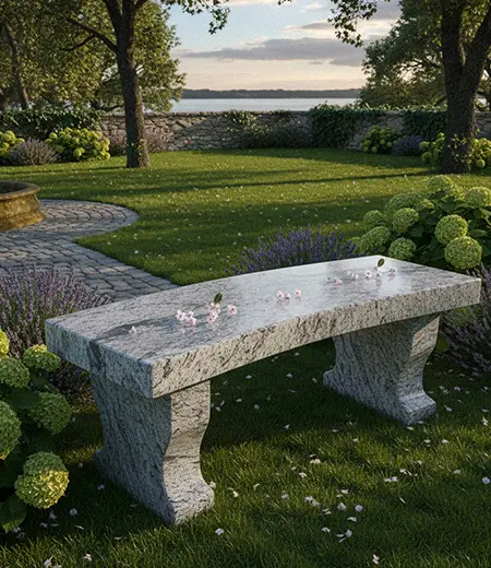 Stone Garden Benches Collection