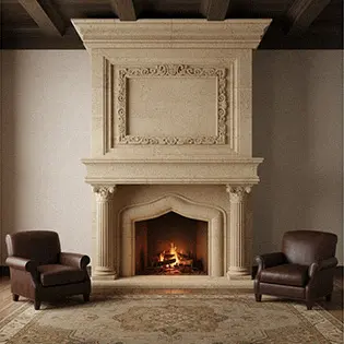 Grand Overmantel Fireplaces Collection