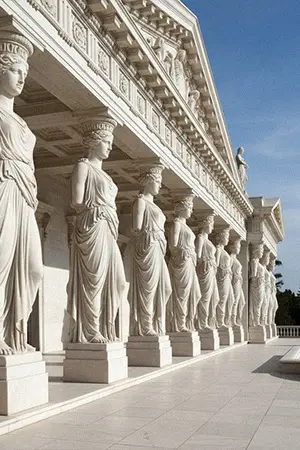 Roman Marble Columns Collection