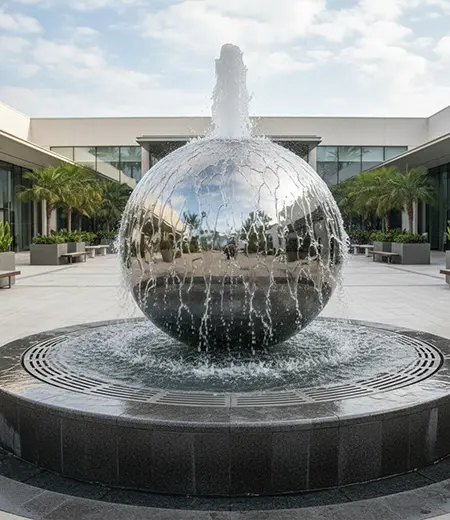 Rolling Sphere Fountains Collection