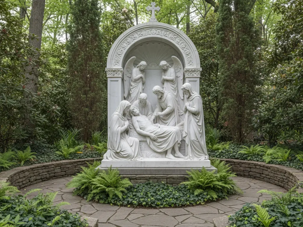 The 14 Stations of the Marble Way of the Cross
