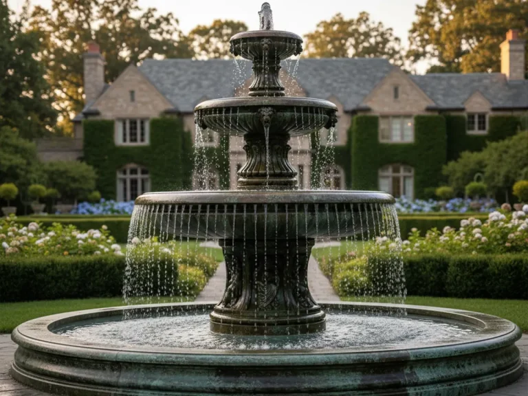 bronze fountain patina aging durability 2026