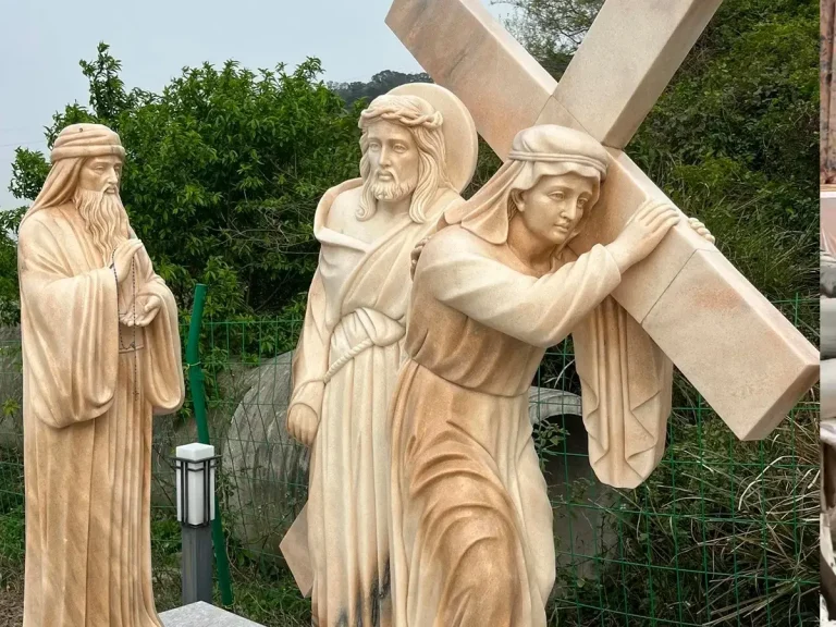 red marble stations of the cross station