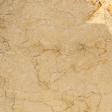 Natural beige marble stone material with warm tones and natural veining for custom relief sculpture